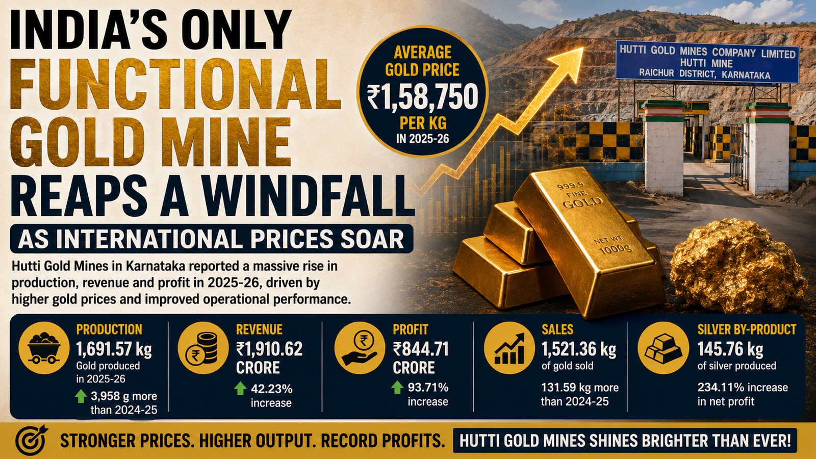 Hutti Gold Mines: India's Only Functional Gold Mine Reaps Windfall Amid Global Price Surge